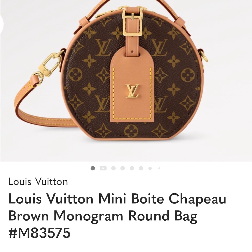 Louis Vuitton Mini Boite Chapeau in Brown Monogram